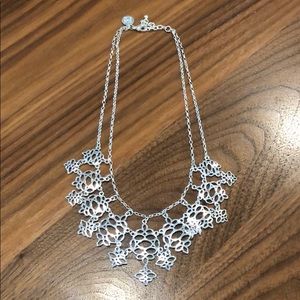 Beautiful silver statement necklace